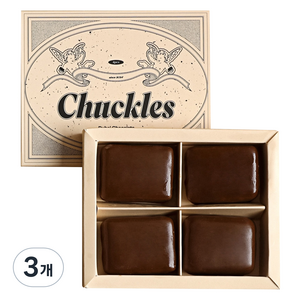 처클스 두바이 초콜릿 4p, 100g, 3개
