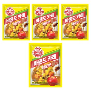 오뚜기 바몬드 카레 골드 매운맛, 100g, 4개