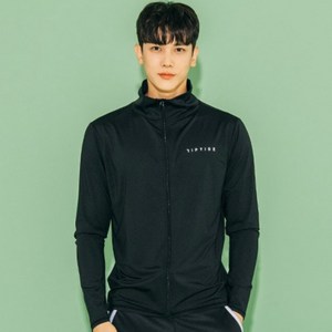 헤링본 남성용 원더 집업 래쉬가드 상의 RC903