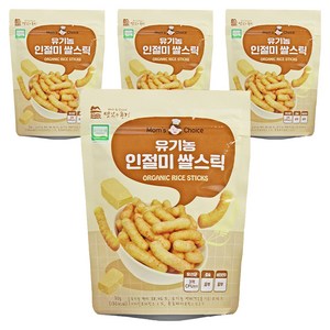 맛있는풍경 유기농 쌀스틱, 인절미, 30g, 4개