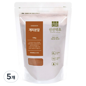신선약초 계피 분말, 150g, 5개