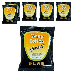 매니 커피 헤이즐넛향 인스턴트, 227g, 1개입, 6개