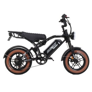 모토벨로 PAS 48V 20AH 자토바이 전기자전거 500W FN16 고객직접설치, 블랙, 알루미늄