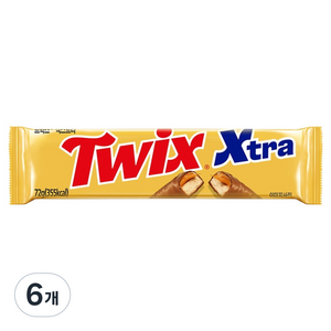 트윅스 엑스트라 초코바, 6개, 72g