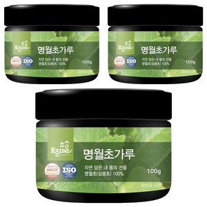 토종마을 명월초가루, 3개, 100g