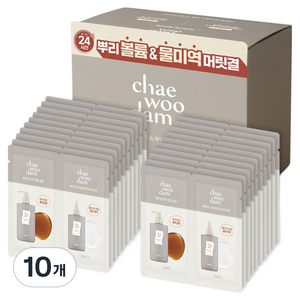 씨드비 채우담 여행용 샴푸 앤 트리트먼트 20p, 10개