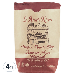 라아부엘라니에베스 하몽맛 감자칩, 150g, 4개
