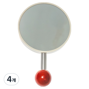 하이앤드라이 볼 컴팩트 손거울 ab 91932, 화이트(ab 919322), 4개