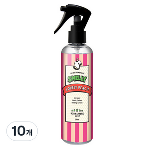 스멜리 룸앤패브릭, 250ml, 10개, 러블리피치