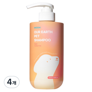 이눔 아워 어스 펫샴푸, 500ml, 4개