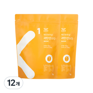 레인보우샵 과탄산소다 베이직, 1kg, 12개