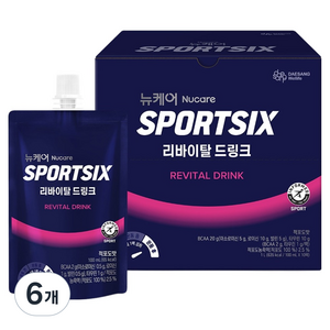 뉴케어스포식스 리바이탈 드링크 10p, 1L, 6개
