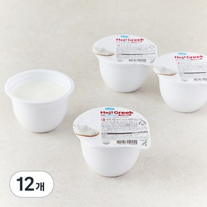 덴마크 동원 하이 그릭요거트 고단백 무가당 플레인, 80g, 12개