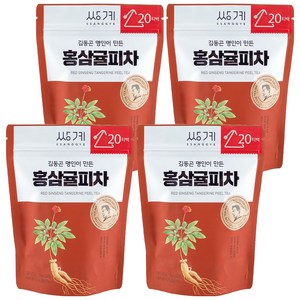 쌍계명차 청춘소나타 홍삼귤피차, 1.5g, 20개입, 4개, 1.5g
