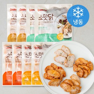 굽네 소스가 맛있는 닭가슴살 슬라이스 4종 세트(냉동), 120g, 8개입, 1개