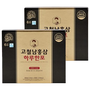 고철남홍삼 하루한포 홍삼 스틱, 30회분, 2개