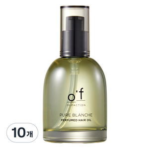 올팩션 퍼퓸 헤어 오일 퓨어블랑쉬, 70ml, 10개