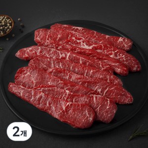 미국산 플랫아이언 구이용 (냉장), 300g, 2개