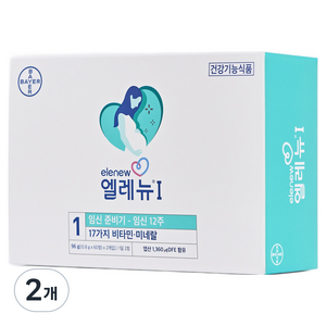 엘레뉴 1 임산부 비타민, 120정, 2개