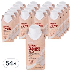 케어웰 밸런스 n 구수한맛, 200ml, 54개