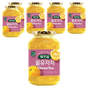 녹차원 차오름 꿀유자차, 1kg, 1개입, 6개