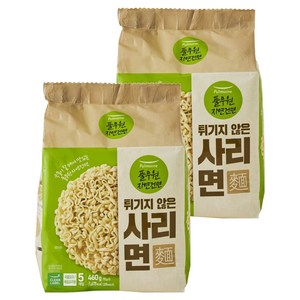 풀무원 자연건면 튀기지 않는 사리면 92g, 10개