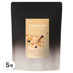 네이쳐티 오곡미숫가루 파우더, 800g, 1개입, 5개