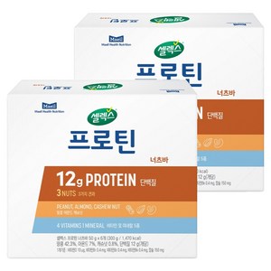 셀렉스 프로틴 너츠바, 300g, 2개