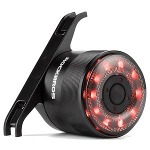 락브로스 Q1 초경량 LED 자전거 후미등, 혼합색상, 1개