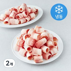 스페인산 무연골 대패 삼겹살 (냉동), 1kg, 2개
