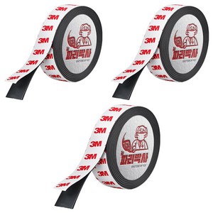 파리박사 자석 롤 테이프 3m x 30mm, 3개