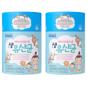 헬퍼장 베이비 앤 키즈 생유산균, 180g, 2개