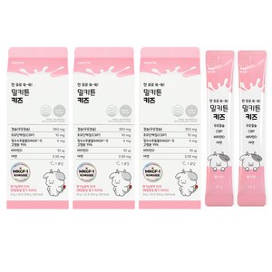 밀키튼 키즈 우유칼슘 25포, 500g, 3개