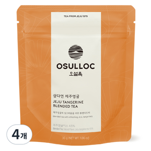 오설록 삼다연 제주영귤차, 30g, 1개입, 4개