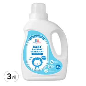비지엔젤 포근한 유아세제 파우더향, 2L, 3개