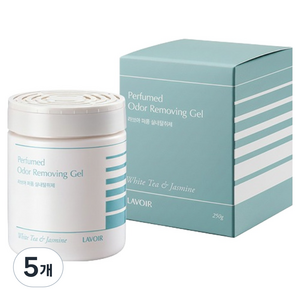 라브아 퍼퓸 실내 탈취제 화이트 티 & 자스민, 250g, 5개