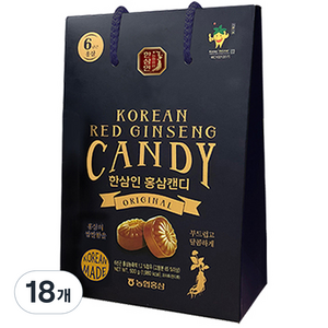 한삼인 홍삼캔디, 500g, 18개