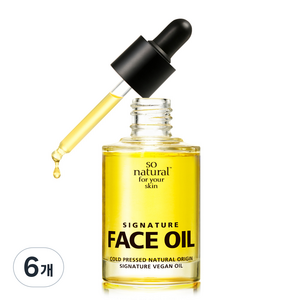 쏘내추럴 시그니처 페이스 오일, 30ml, 6개