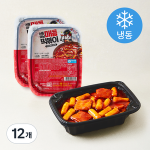 서울마님 매콤 떡볶이 (밀떡) (냉동), 280g, 12개