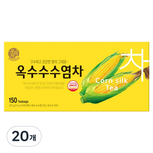 우리차 옥수수수염차, 1.5g, 150개입, 20개