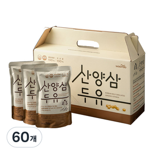 우리두 산양삼 두유, 190ml, 60개