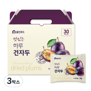 홈인푸드 하루건자두 푸룬 선물세트(20gx30입), 600g, 3박스