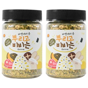퍼기 자연에서 온 뿌리고 비비는 후리가케, 혼합맛(소고기/단호박), 100g, 2개