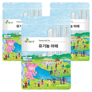 아름드레 삼각티백 유기농 마테, 1.1g, 25개입, 3개