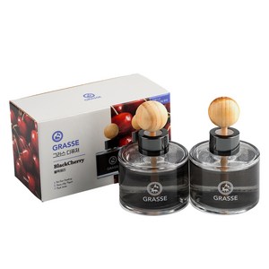 불스원 그라스 디퓨저 95ml, 블랙체리, 2개 골드박스 특가