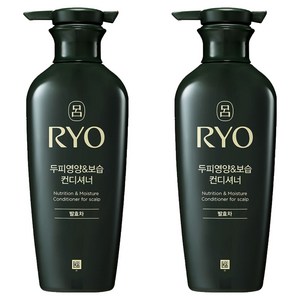 려 두피영양 보습 컨디셔너 발효녹차, 400ml, 2개