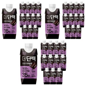 더단백 드링크 다크초코, 330ml, 36개