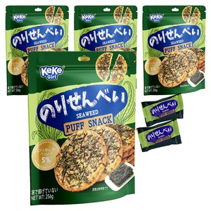 케케걸 씨위드 퍼프 스낵 56p, 256g, 4개