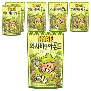바프 와사비맛 아몬드, 190g, 6개