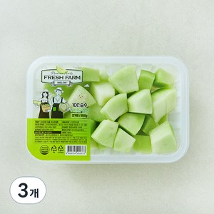 프레쉬팜 달콤 허니듀메론, 850g, 3개